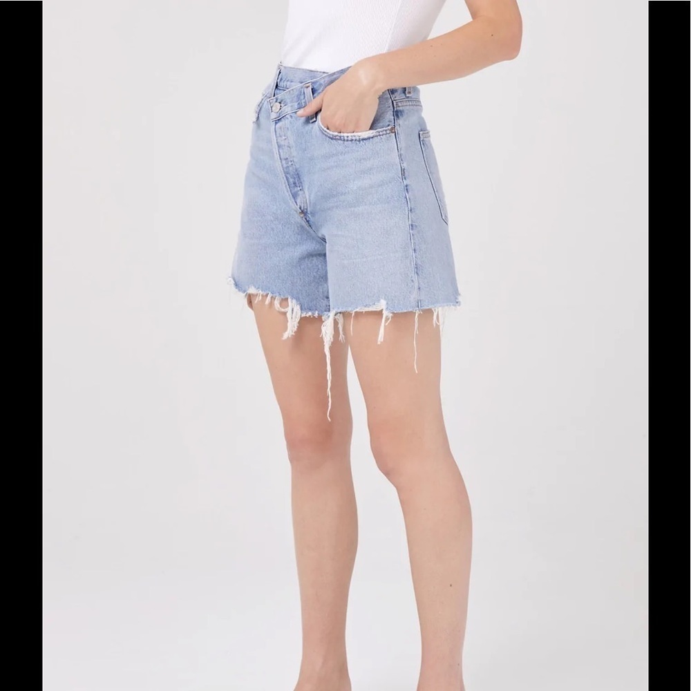 AGolde Criss Cross Shorts Symbol Size 34